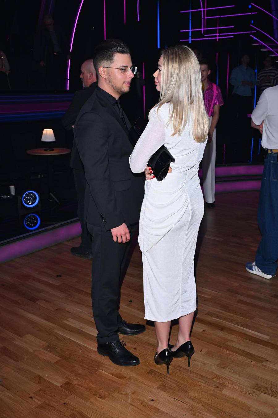 Allan Krupa z nową dziewczyną na widowni "Tańca z Gwiazdami", fot. KAPiF