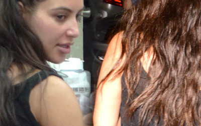 Gdy Kim Kardashian nie ułoży włosów… (FOTO)