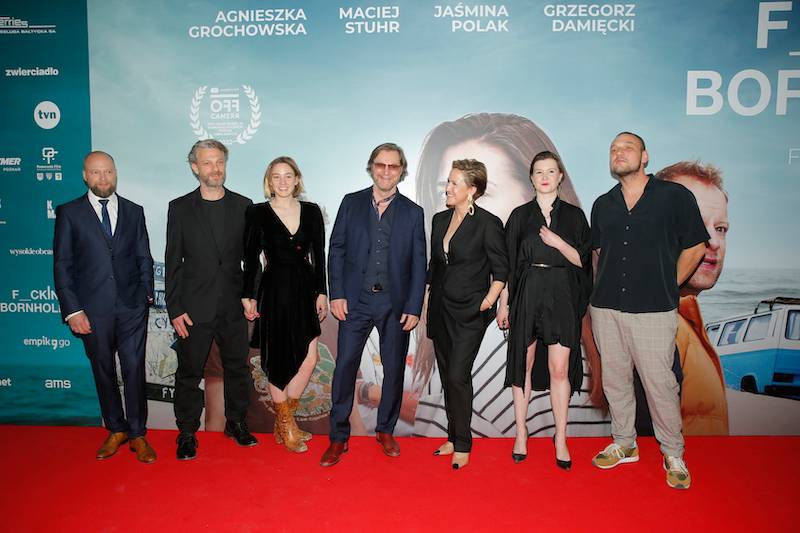 Premiera filmu „Fucking Bornholm”. Stuhr z piękną żoną, siostry Popławskie, Grzegorz Damięcki