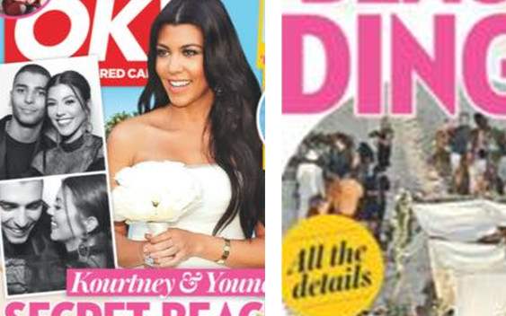 Kourtney Kardashian podczas ślubu z Younesem wyglądała OBŁĘDNIE