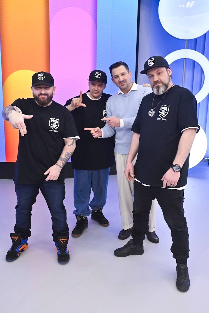 Halo tu Polsat. Caroline Derpienski odwiedziła studio w zaskakujących szpilkach