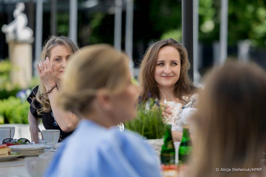 Marta Nawrocka spotkała się z polskimi mamami, fot. Alicja Stefaniuk/KPRP