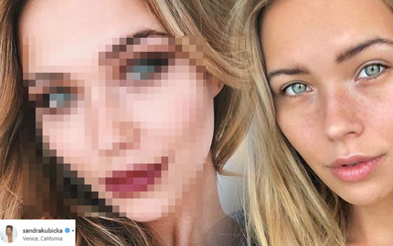 Tragiczny makijaż! Kubickiej lepiej bez tapety