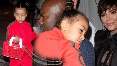 Nori West w klapkach Fendi na dorosłej kolacji z ciotką, babcią i jej chłopakiem