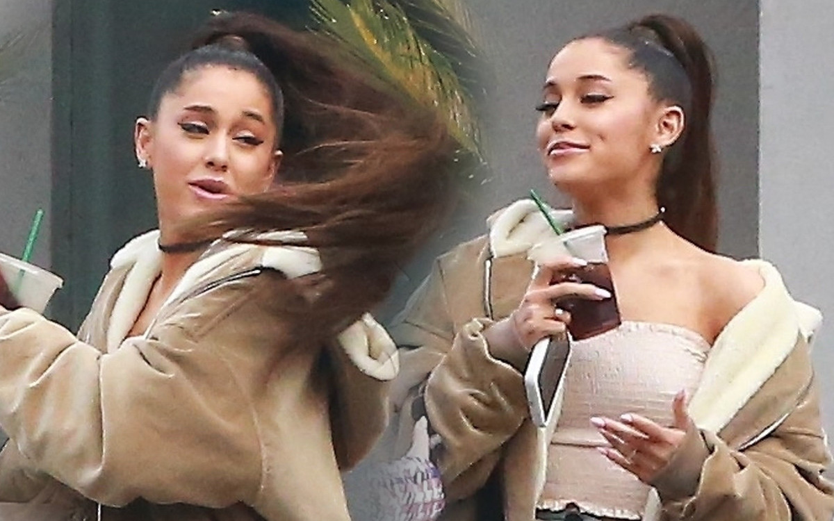 Kupujcie DUŻO gumek – Ariana Grande lansuje nową fryzurę (ZDJĘCIA)