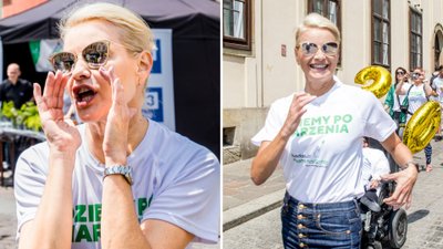 Małgorzata Kożuchowska nawet w jeansach wygląda stylowo! (ZDJĘCIA)