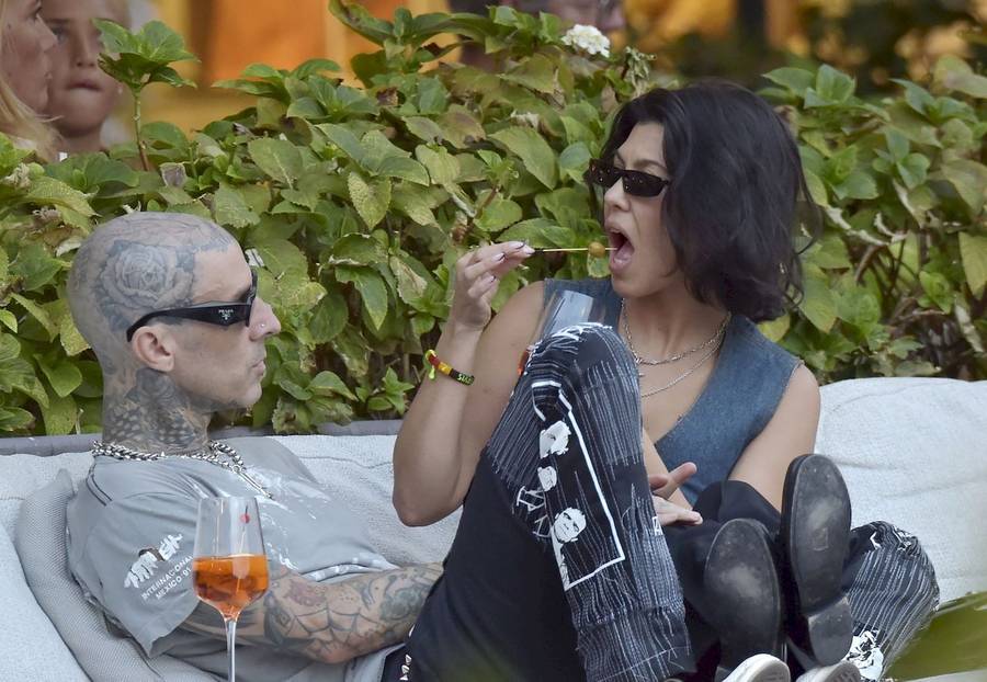 Kourtney Kardashian i Travis Barker w Portofino