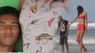 Ma chłopaka niższego o pół metra (VIDEO)