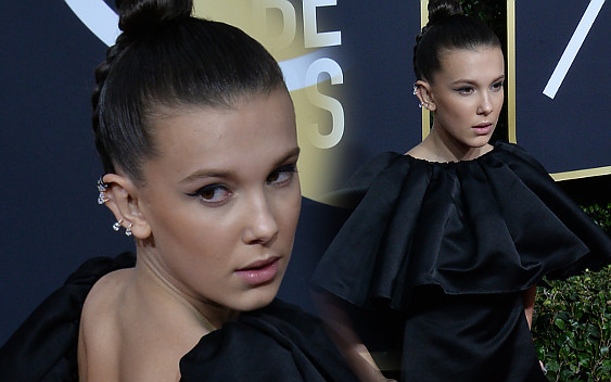 Millie Bobbi Brown w sukience od Calvina Kleina nie wygląda na swój wiek