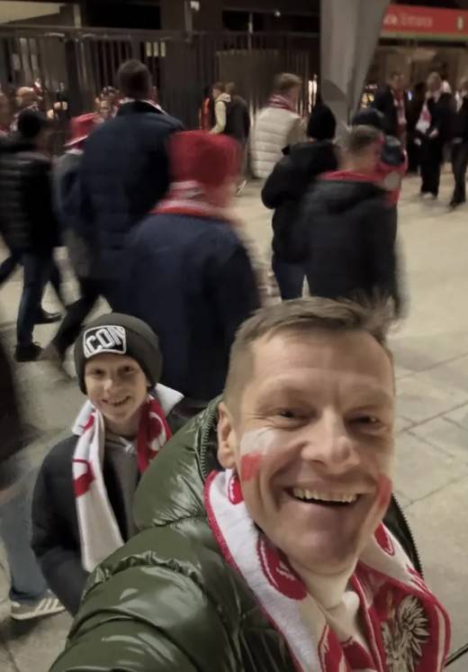 Polacy kibicują piłkarzom, fot. Instagram