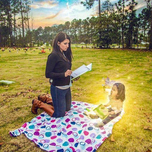 Te zdjęcia ze zmarłą dziewczynką, kryją w sobie potworną tajemnicę