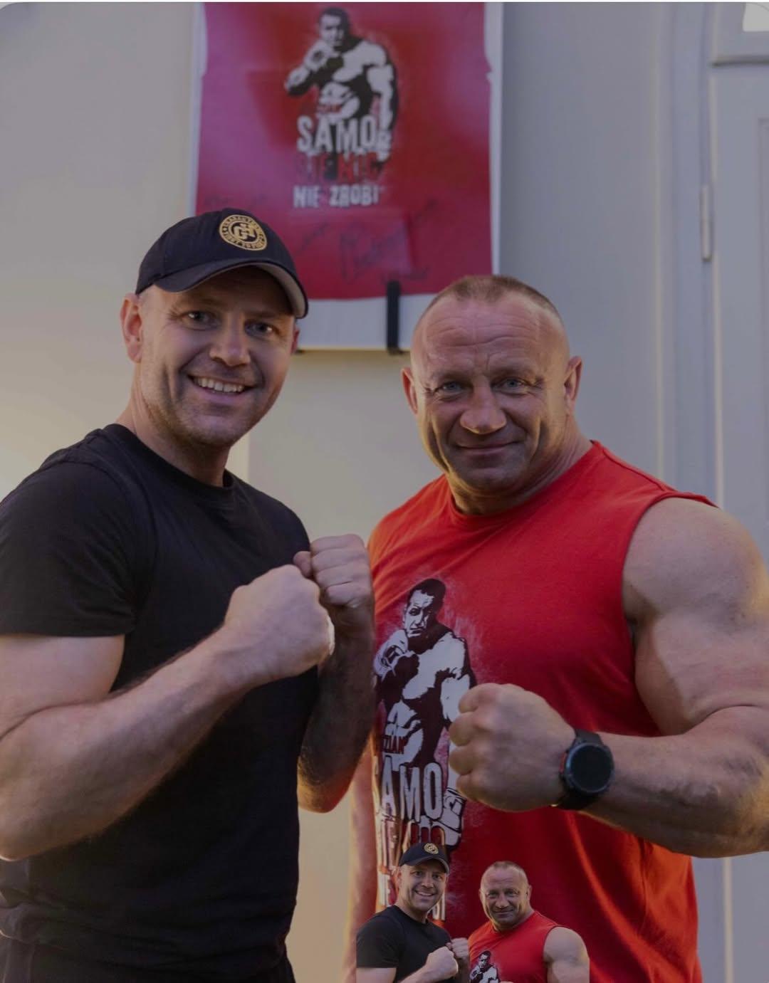 Karol Nawrocki na treningu z Pudzianem, fot. Instagram