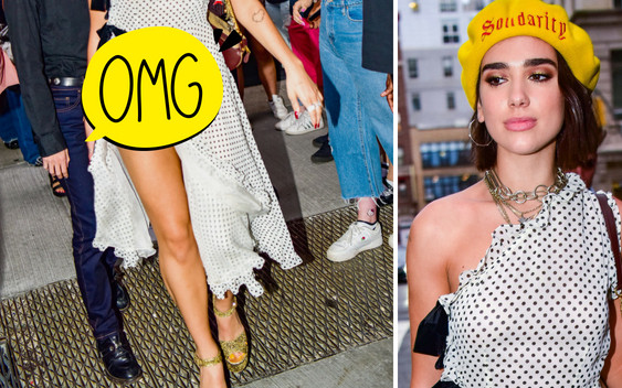 TAK niewiele dzieliło ją od wpadki! Dua Lipa bez majtek w rozciętej sukience