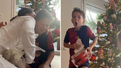 “Nie promuję badziewia”. To synek Mariny i Szczęsnego znalazł pod choinką (WIDEO)