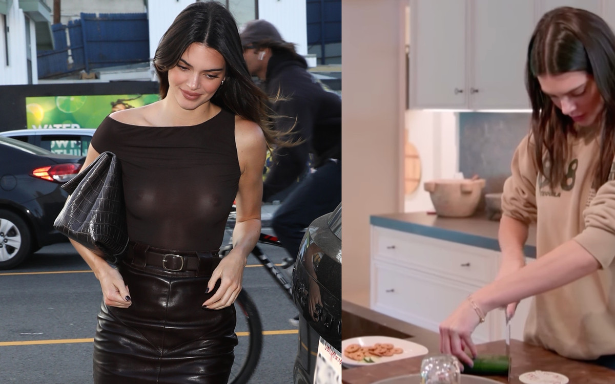 Kendall Jenner nie potrafi pokroić ogórka, ale twierdzi, że często gotuje dla znajomych