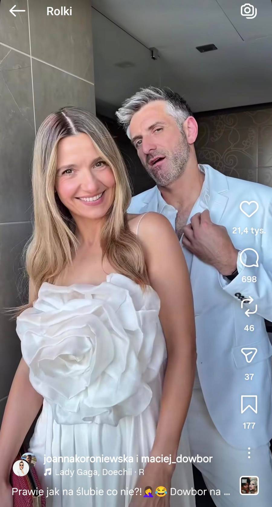 Dowbor i Koroniewska po raz drugi wezmą ślub? , fot. Instagram