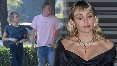 Miley Cyrus w seksownej stylizacji tuli się do Simpsona w samochodzie (FOTO)