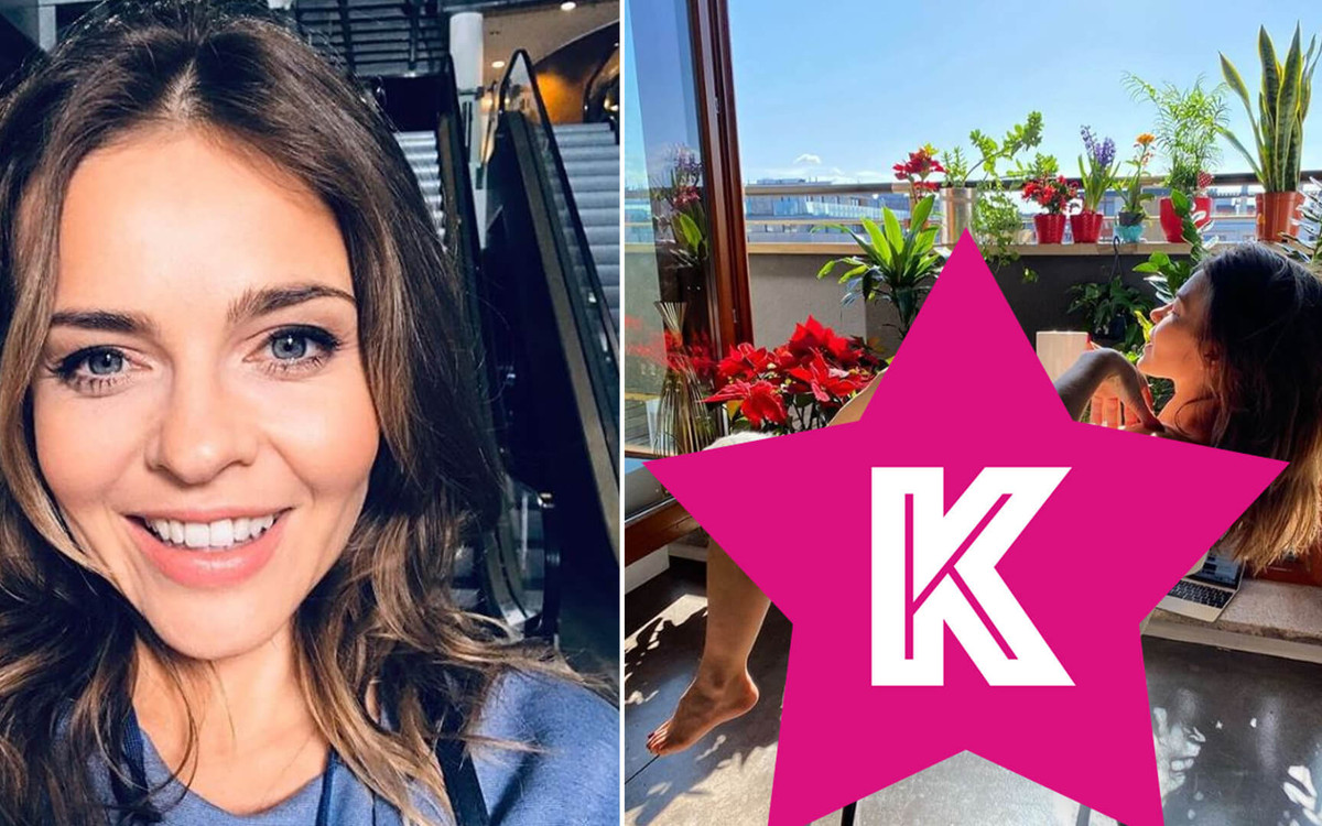 Naga Edyta Herbuś łapie promienie słońca na balkonie (INSTAGRAM)