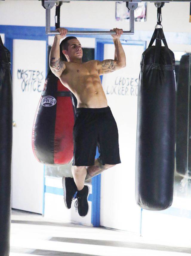 Casper Smart na planie filmu Street