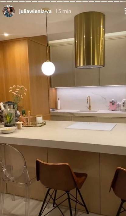 Warszawski apartament Julii Wieniawy, fot. Instagram