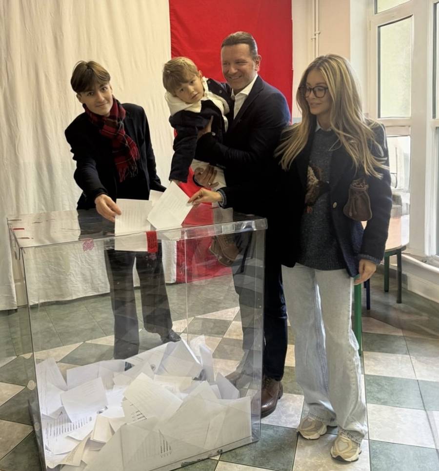 Gwiazdy na wyborach 2025! Antoni Królikowski z córeczką, Justyna Steczkowska, rodzina Rozenek-Majdan (FOTO)