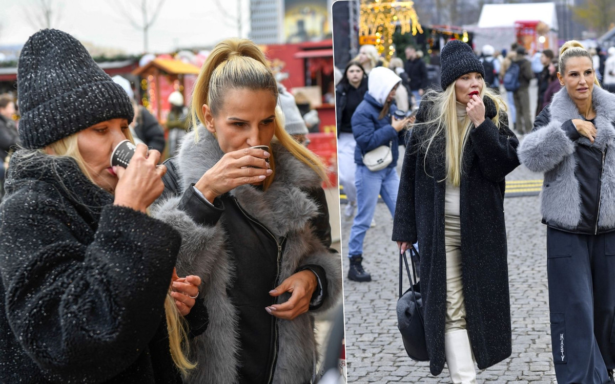 Nowa przyjaźń w show-biznesie. Chudziutka Tajner na jarmarku z dawną gwiazdą estrady