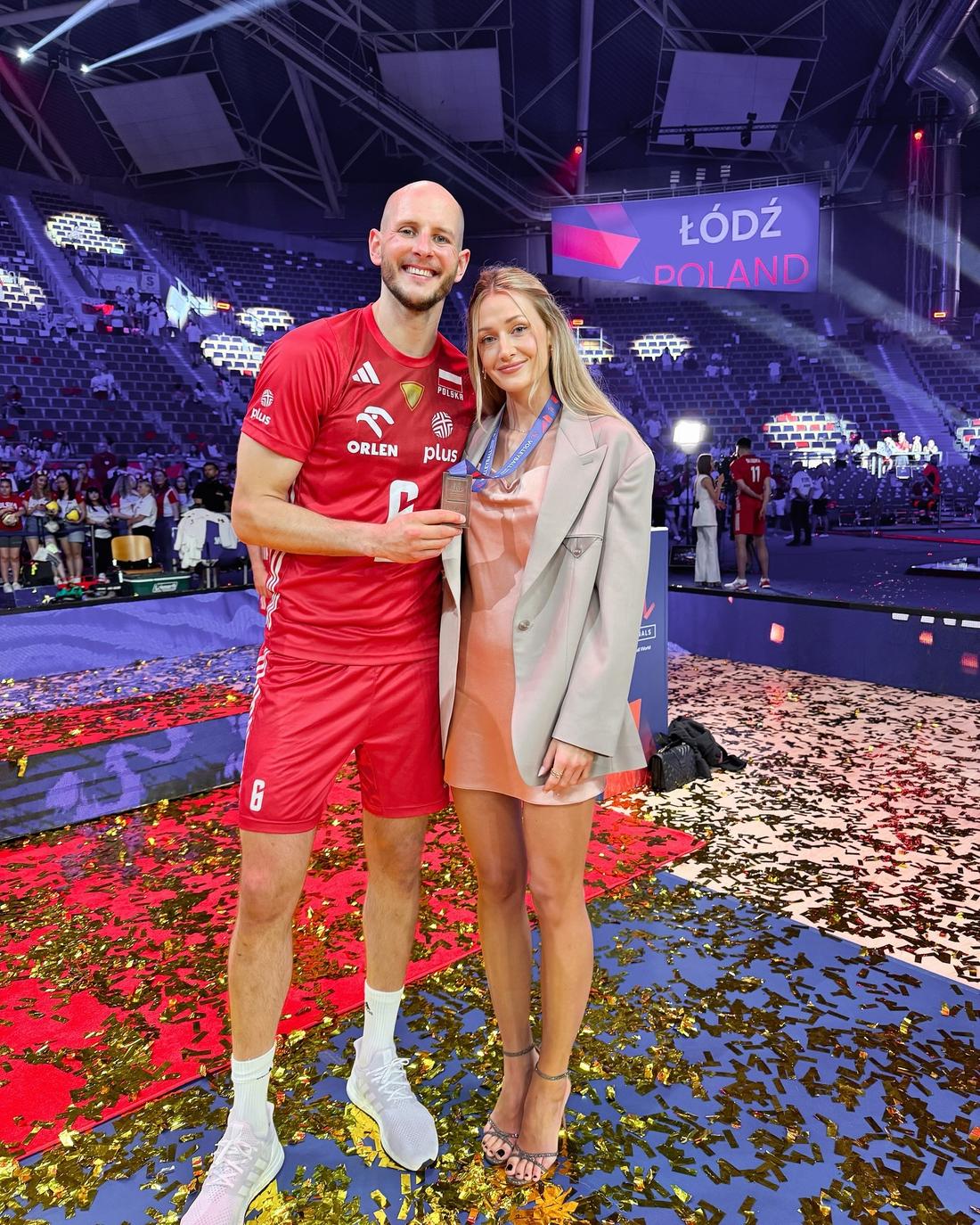 Bartosz Kurek i jego żona, fot. Instagram