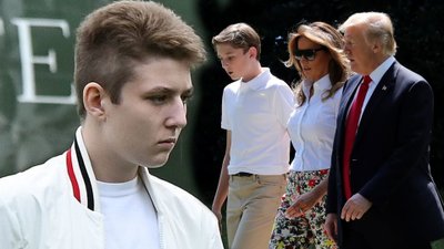 Barron Trump opuścił ostatnie przemówienie taty na stanowisku Prezydenta
