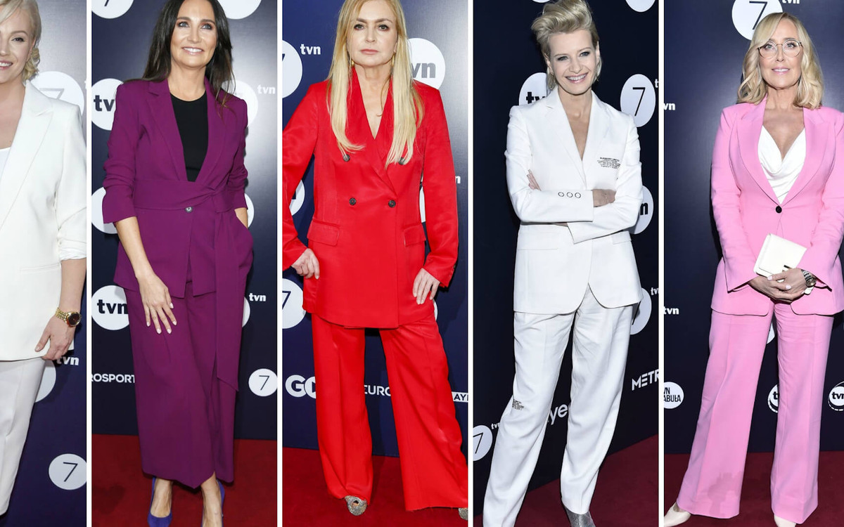 Na ramówce TVN królowały garnitury. Świetna alternatywa dla sukienek