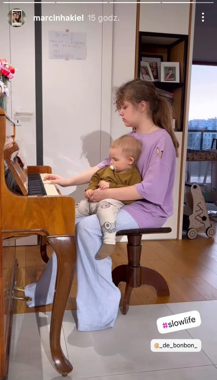 Marcin Hakiel pokazał nastoletnią córkę, fot. Instagram