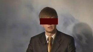 Dawid Ch. przeklinający na wizji zatrzymany przez policję