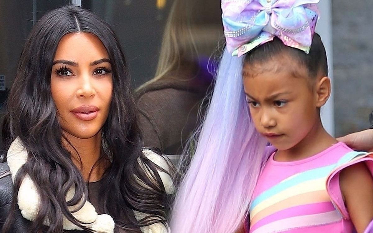 Kim Kardashian pokazała dzieci – fani LEDWO poznali jej córkę North