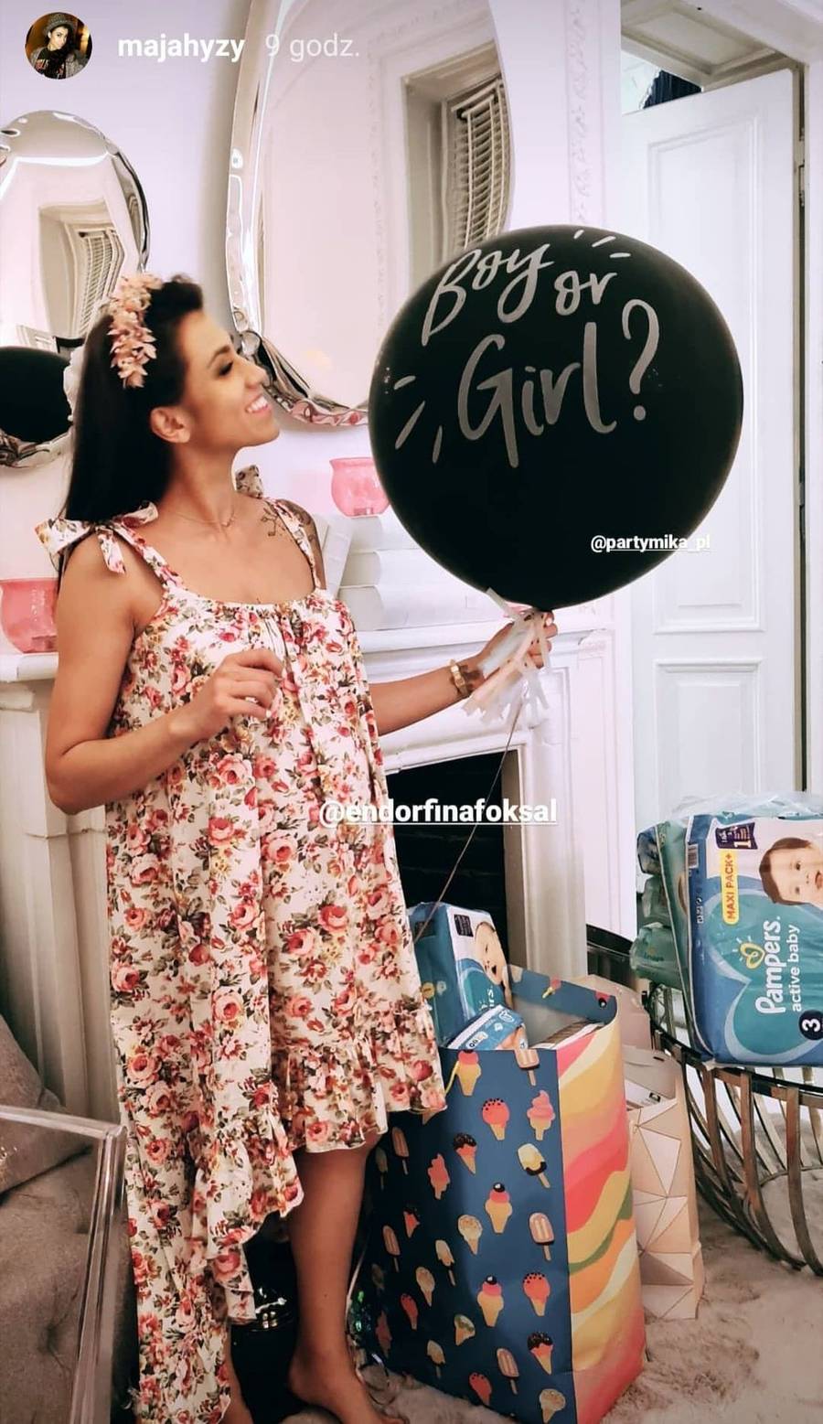 Maja Hyży już po baby shower