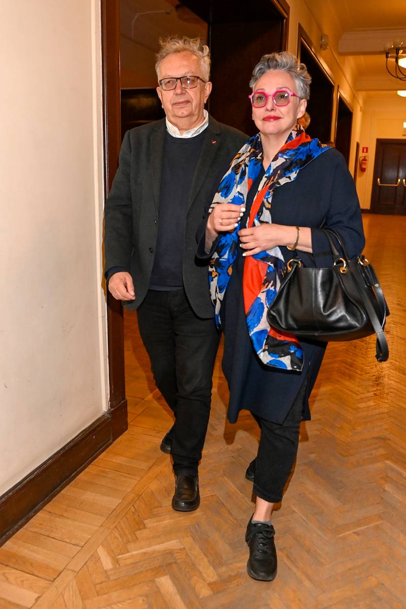 70. urodziny Andrzeja Pągowskiego. Rzadki widok Rafała Zawieruchy z piękną żoną, Katarzyna Bonda, Andrzej Chyra