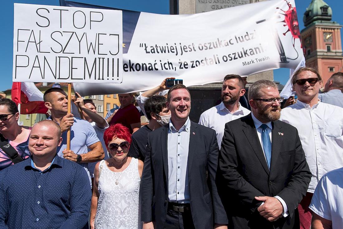 Protest Zakonczyć Pandemię
