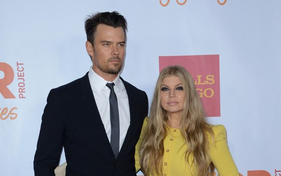 Fergie i Josh Duhamel na gali Trevor Project