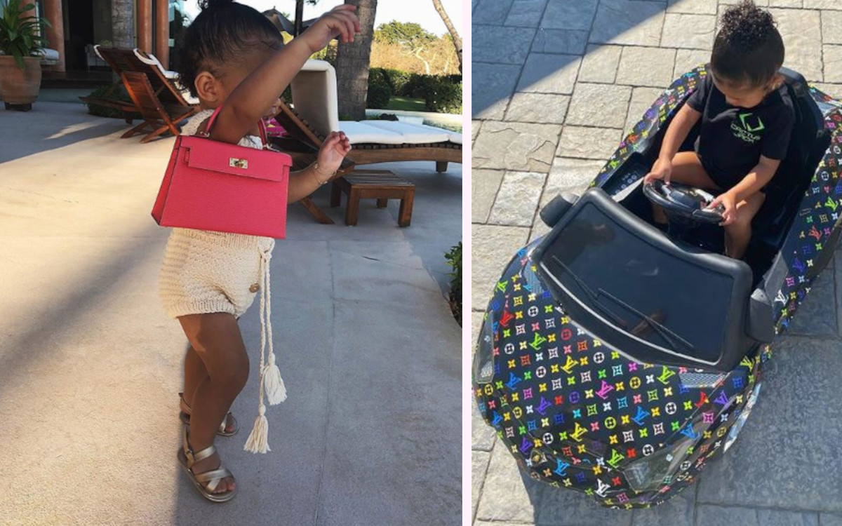 Hermès, Prada i Louis Vuitton. Luksusowe prezenty Stormi Webster