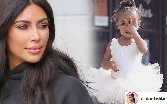 Internauci HEJTUJĄ Kim Kardashian za nowe zdjęcie jej córki Nori