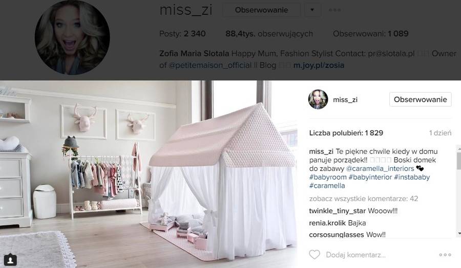 Córeczka Zosi Ślotały ma NAJPIĘKNIEJSZY pokój ze wszystkich dziewczynek show-biznesu?