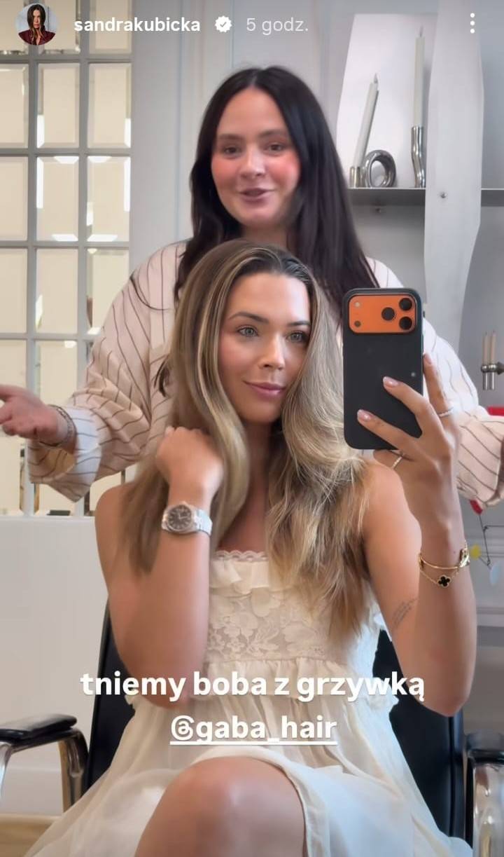 Sandra Kubicka zaszalała z fryzurą, fot. Instagram