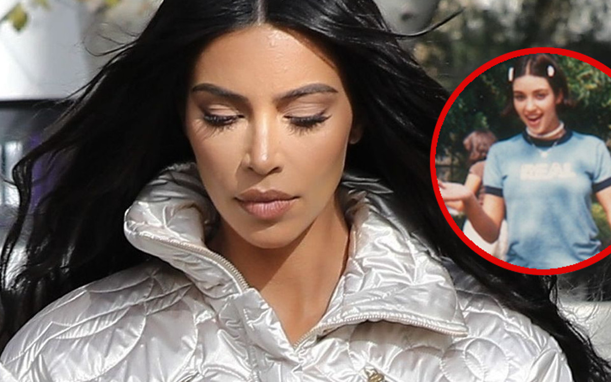 Kim Kardashian pokazała serię zdjęć z młodości – zobaczcie jej szkolny mundurek!