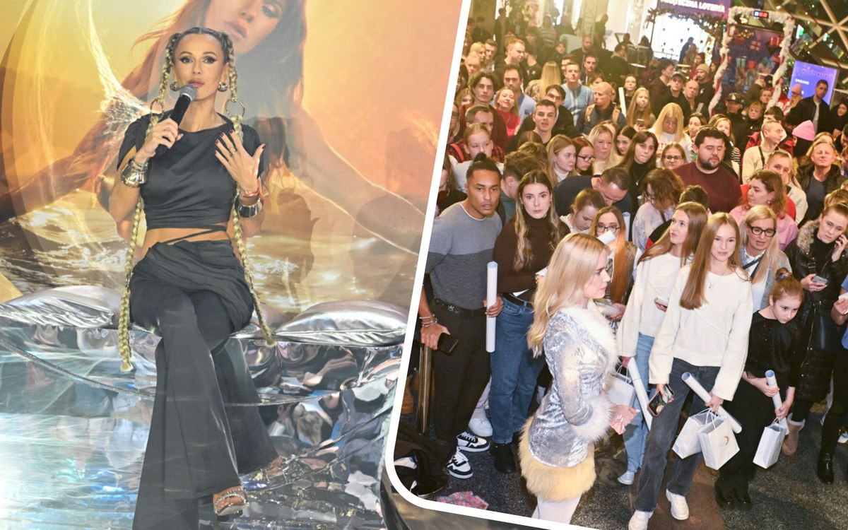 Tłumy fanów na spotkaniu z Dodą. Zaprezentowała się w komplecie z odsłoniętym umięśnionym brzuchem