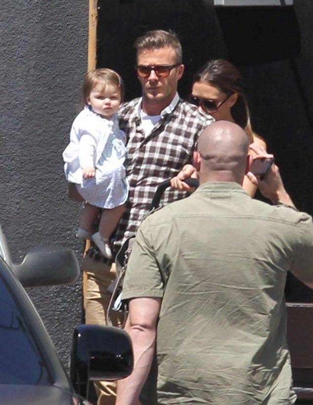 David Beckham z córeczką Harper Seven