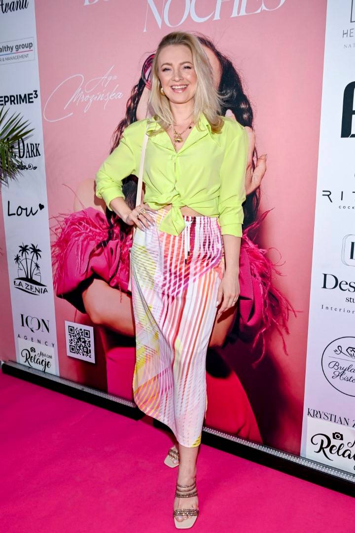 Tłum gwiazd na premierze singla: Barbara Kurdej-Szatan, Joanna Racewicz, Agnieszka Kaczorowska, Maja Hyży, Qczaj