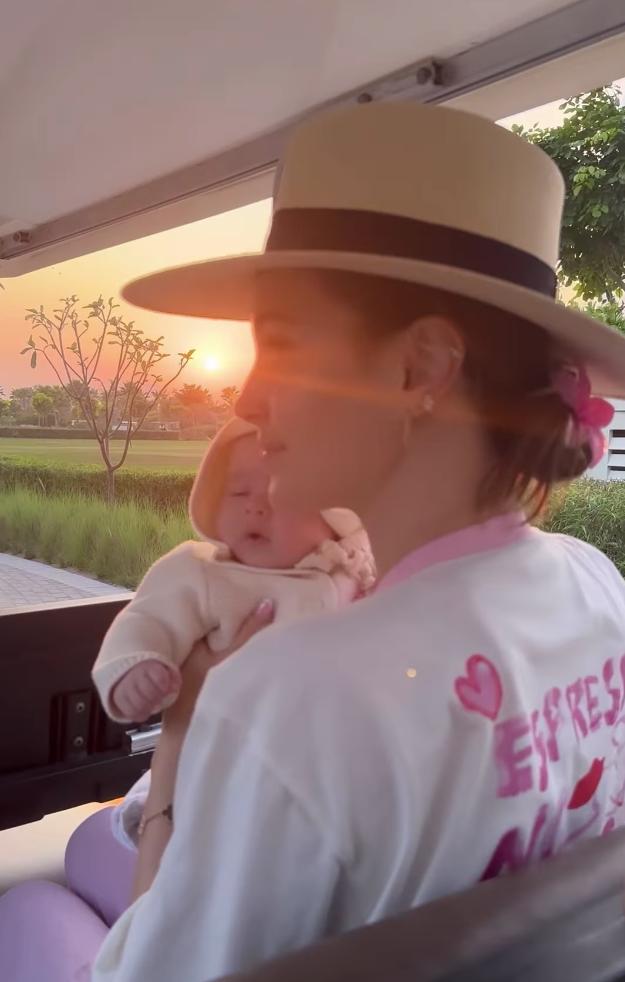 Rodzina Szczęsnych w Dubaju