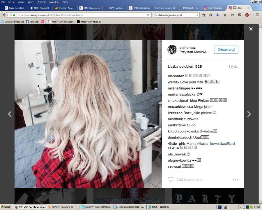 Ola, córka Kasi Kowalskiej, została blondynką