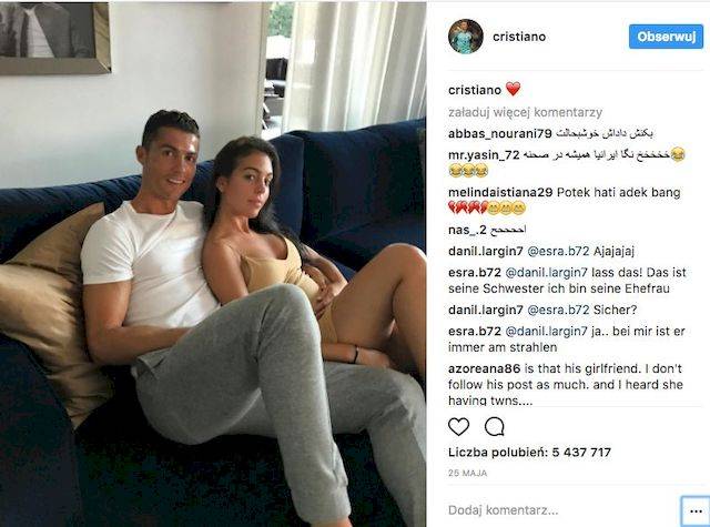 Partnerka Cristiano Ronaldo jest w PIĄTYM miesiącu ciąży?!