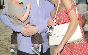 Paweł Burczyk zabrał całą rodzinę na zieloną trawkę (FOTO)