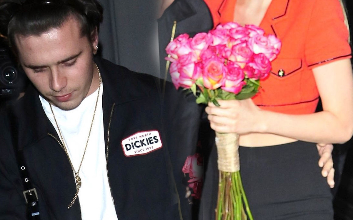 Brooklyn Beckham OFICJALNIE pokazał się z dziewczyną przed paparazzi (ZDJĘCIA)