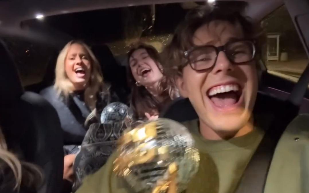 Mikołaj Bagi Bagiński po finale "TzG", fot.: screen Instagram